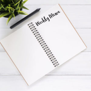 Creating Our Weekly Menu